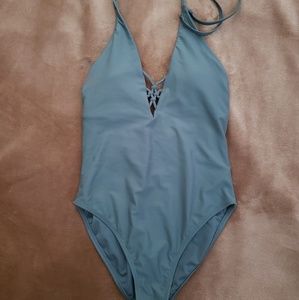 Green One Piece Swimsuit